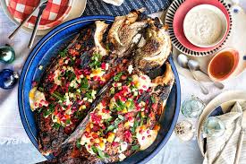 Grilled Barramundi fish
